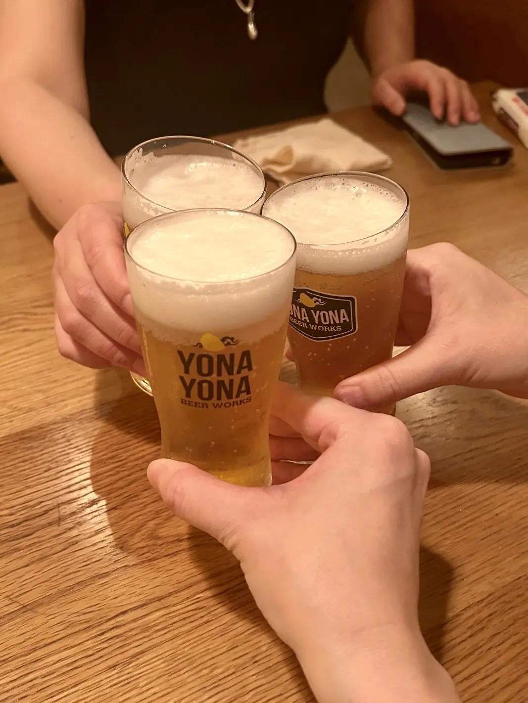 クラフトビールで乾杯