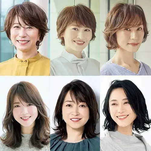 40代＆50代に人気のヘアスタイル・髪型カタログ。おばさんぽくならずに若々しさを手にいれる！【ショート・ボブ・ミディアム・ロング別】