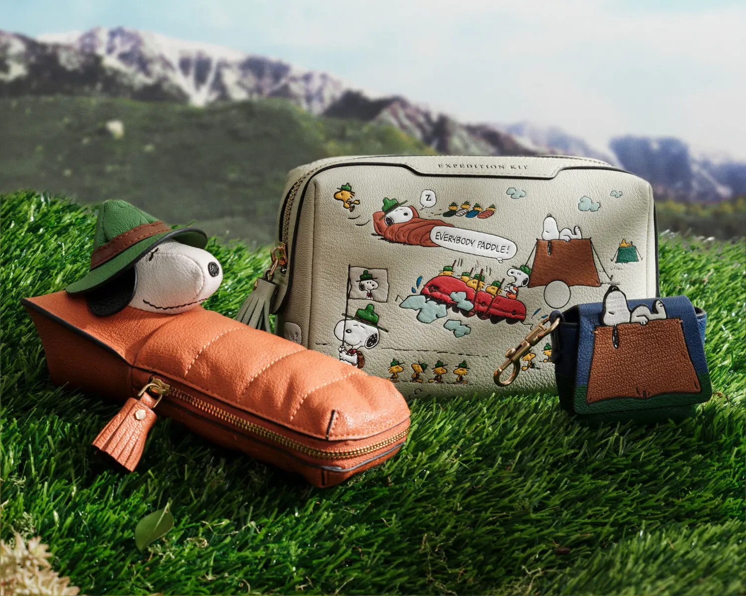 アニヤ・ハインドマーチ ピーナッツとのコラボ第2弾 ポーチ