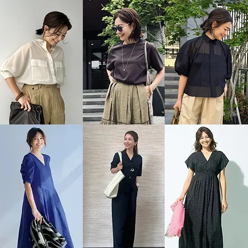 ”甘おばさん”化を回避！50代が今すぐ真似できる「夏ブラウス」の着こなし方【ファッション人気ランキングTOP10】