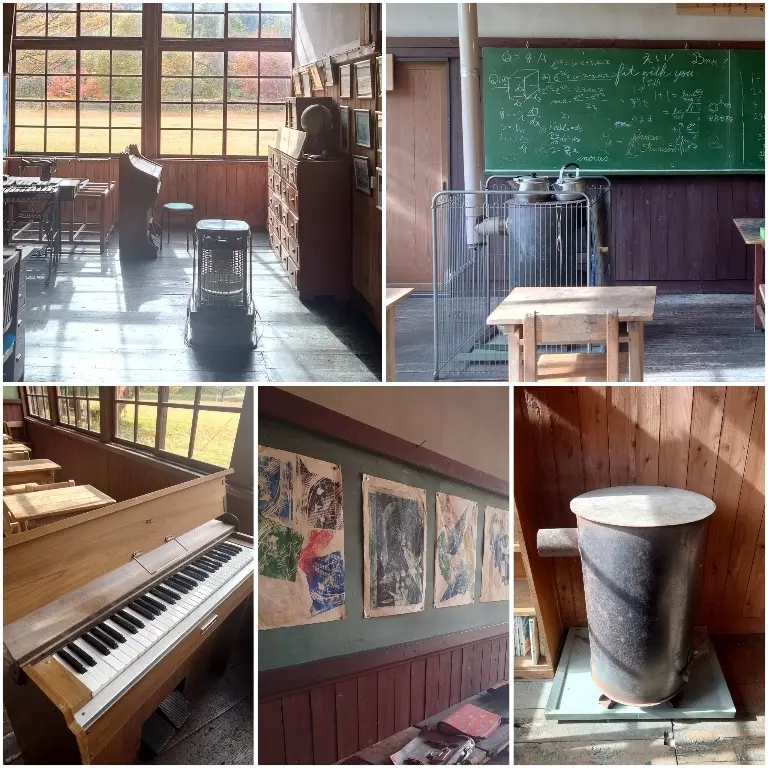 ストーブ黒板オルガンなど