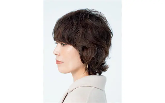 横から見たヘアスタイル