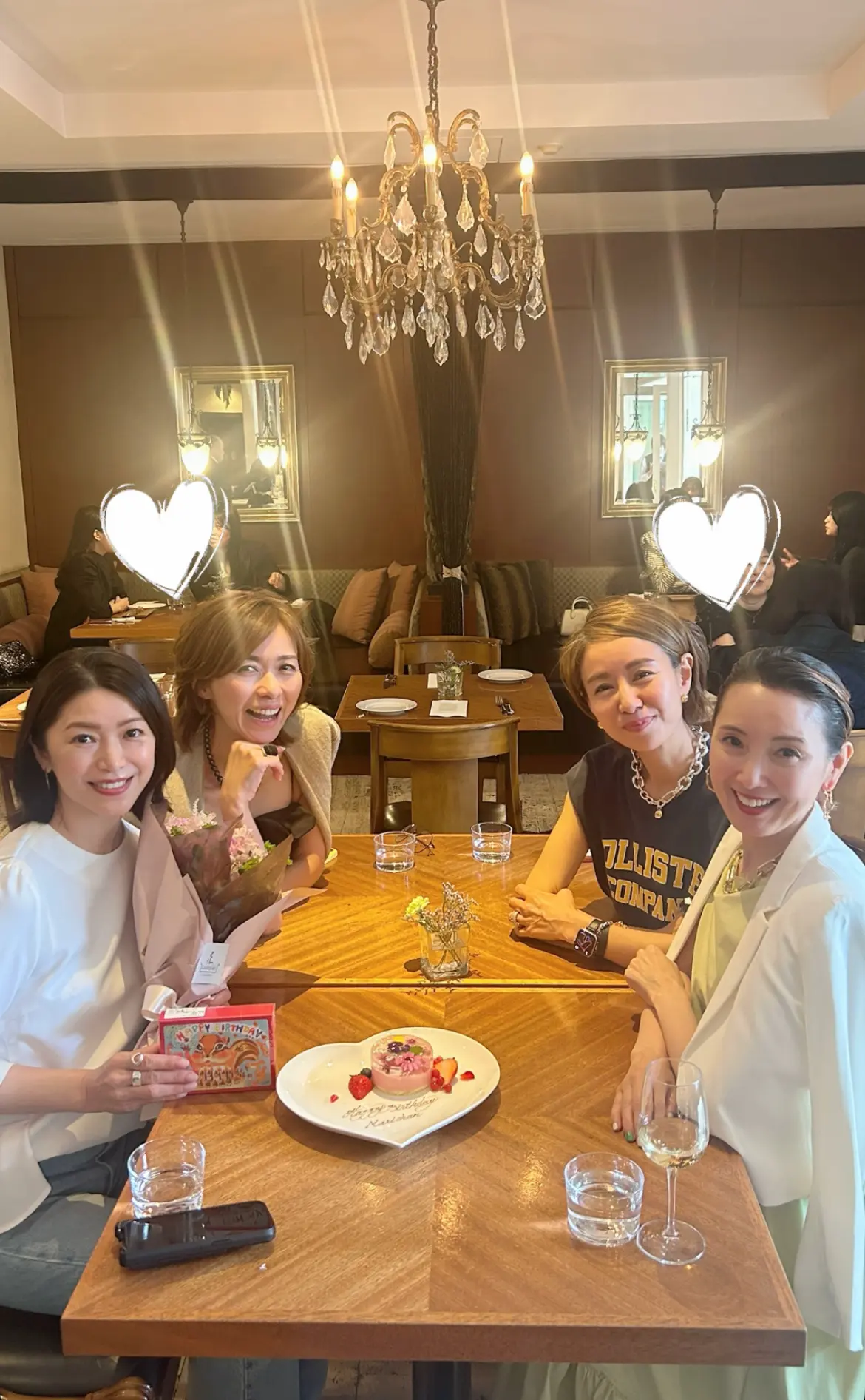 初夏コーデ☆パステルライムのワンピースで華組BDランチ 開運コーデ15_1_5