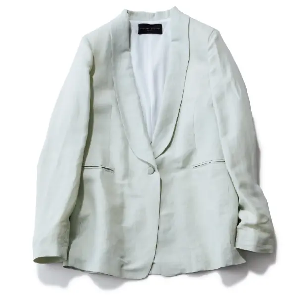 白T×デニムにスタイリッシュなジャケットをオン！夏のきれいめはおり
