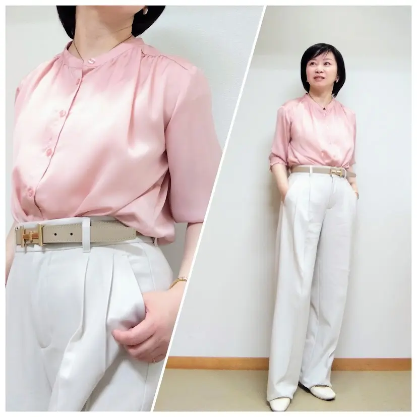 6月前半。アラフィフ秘書お仕事毎日服_1_4