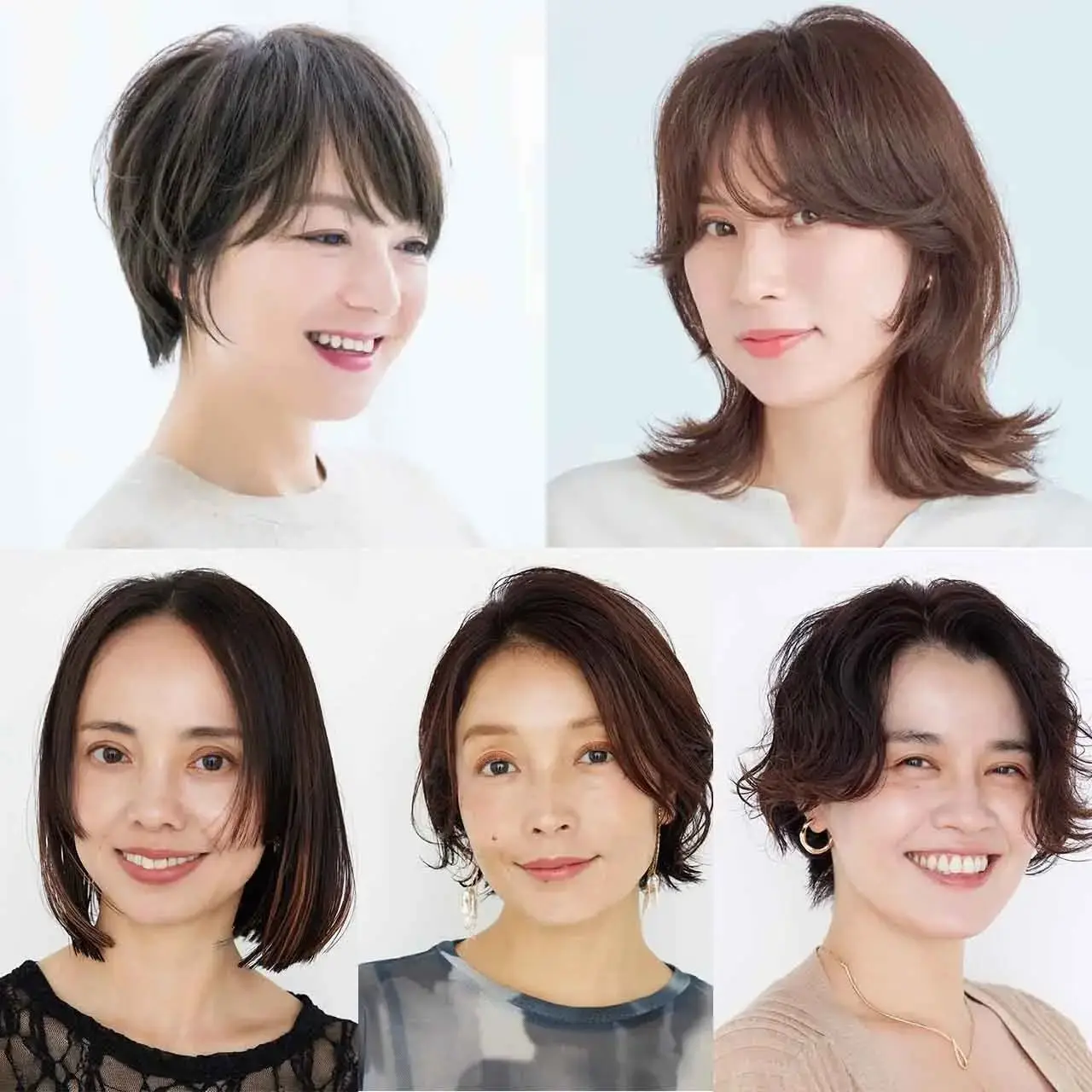 【40代・50代に人気のヘアスタイル・髪型カタログ】秋の髪型どうする?おばさんぽくならない!ショート・ボブ・ミディアム・ロング別ヘアスタイル