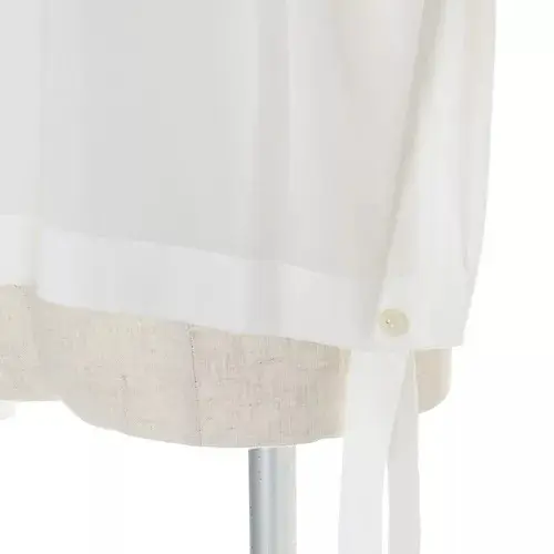 スタイリスト森慶子さんセレクション「L’UNE」の3WAYオーガンジーシャツ、フレアデニムスカートで大人の上質スタイル_1_3