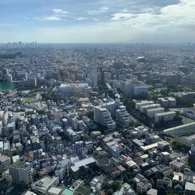 恵比寿ガーデンプレイス38階からの景色