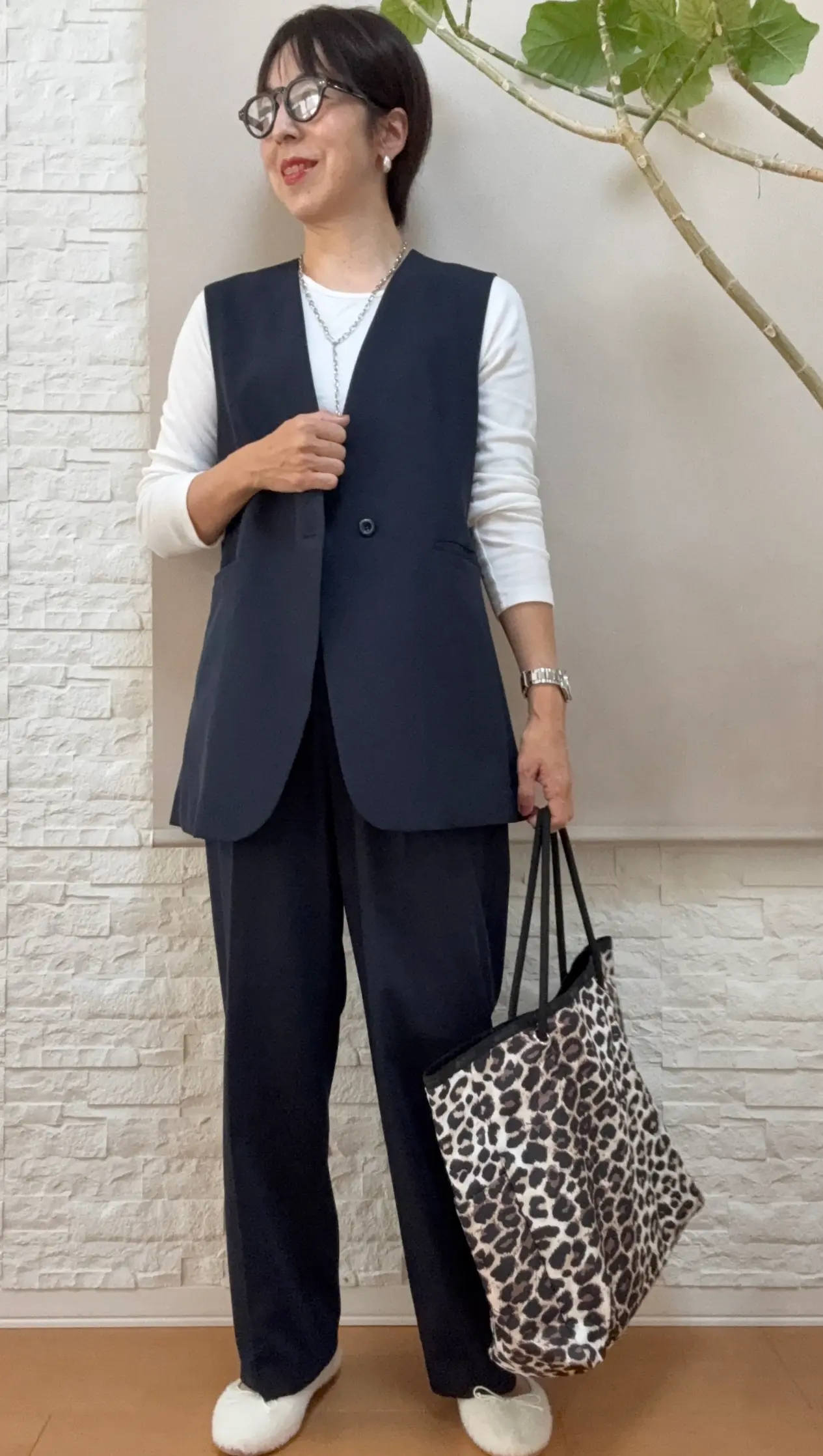 レスポートサック UNIQLO パンツスタイル プチプラファッション プチプラコーデ
