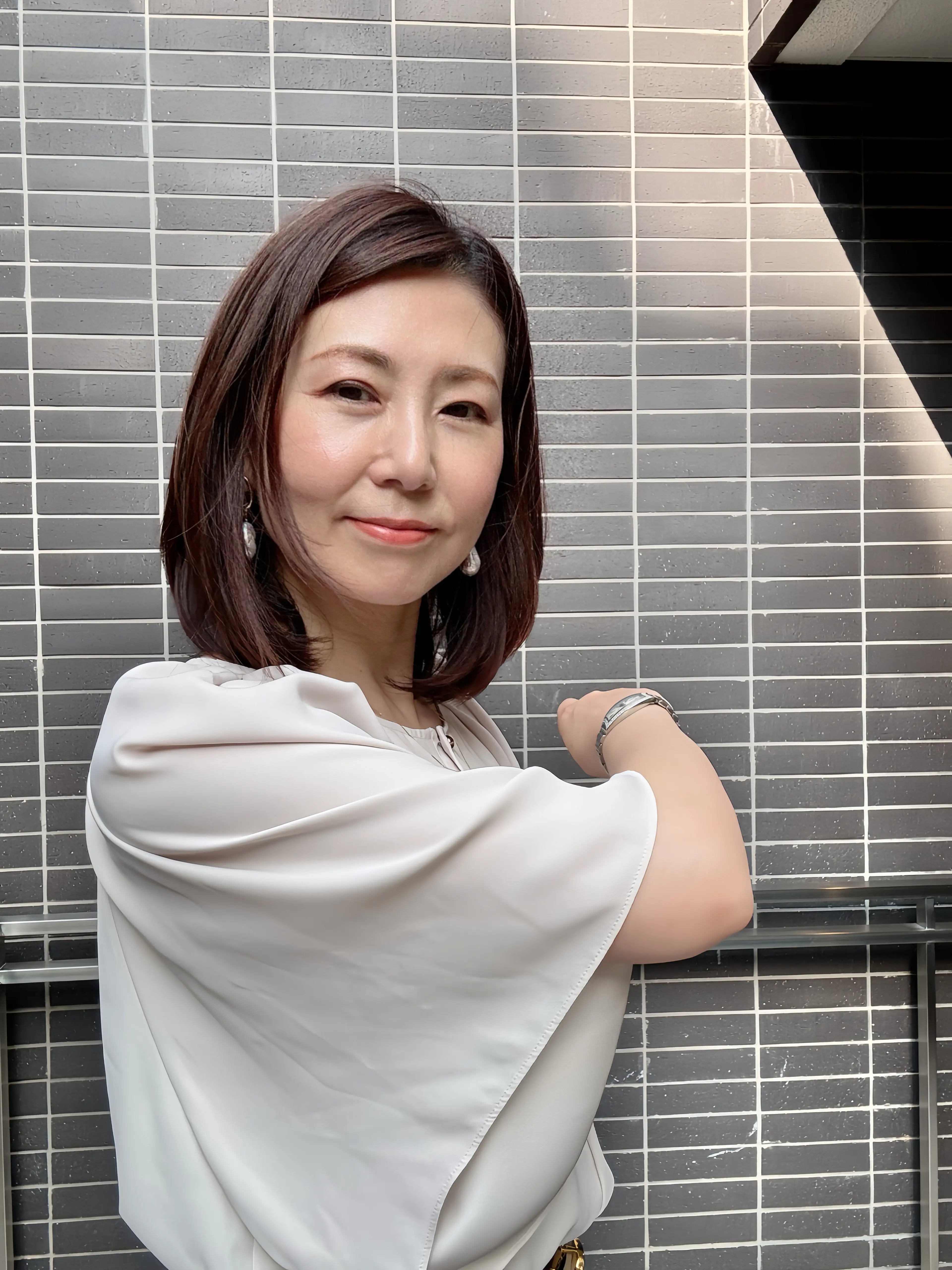 50代細見え♡カラーパンツコーデ_1_5