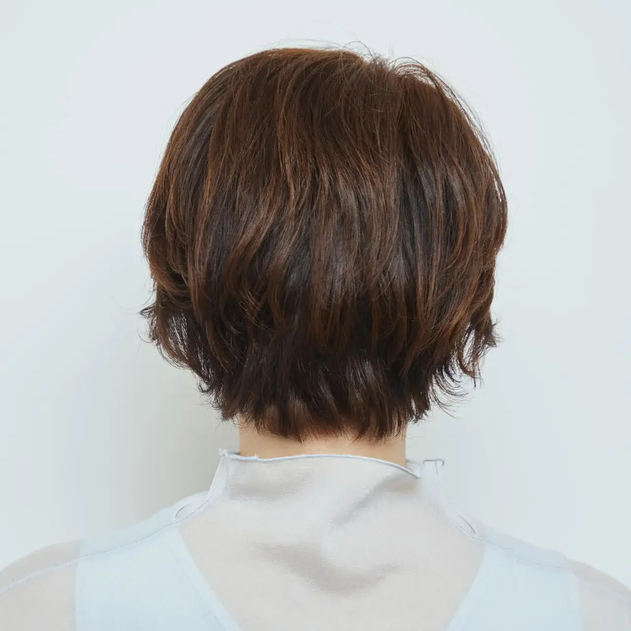 後から見たヘアスタイル