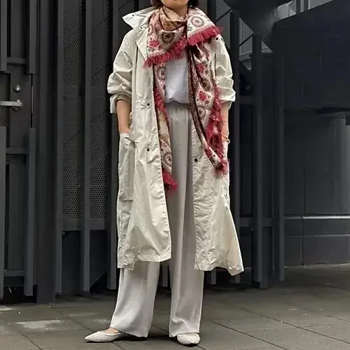 【タグ付未着用】E by eclat ベルトつきロングガウンコート ブラック タグ付未着用】E by eclat ベルトつきロングガウンコート ブラック