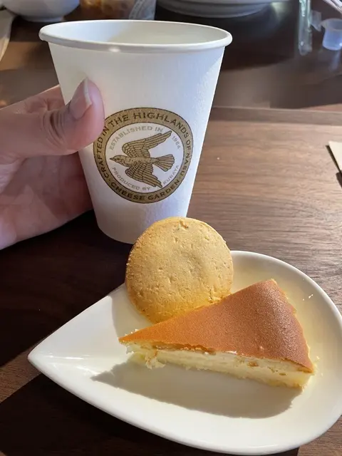 塩原珈琲のチーズケーキ