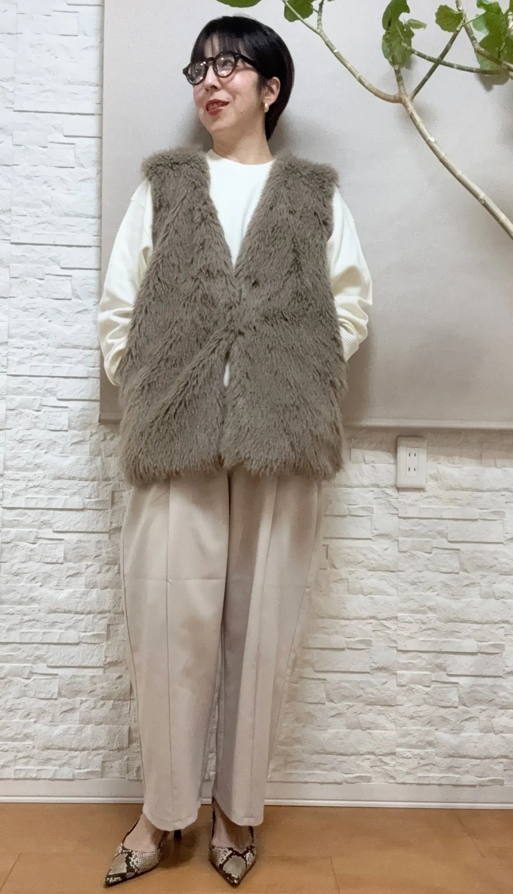 プチプラコーデ　50代ファッション