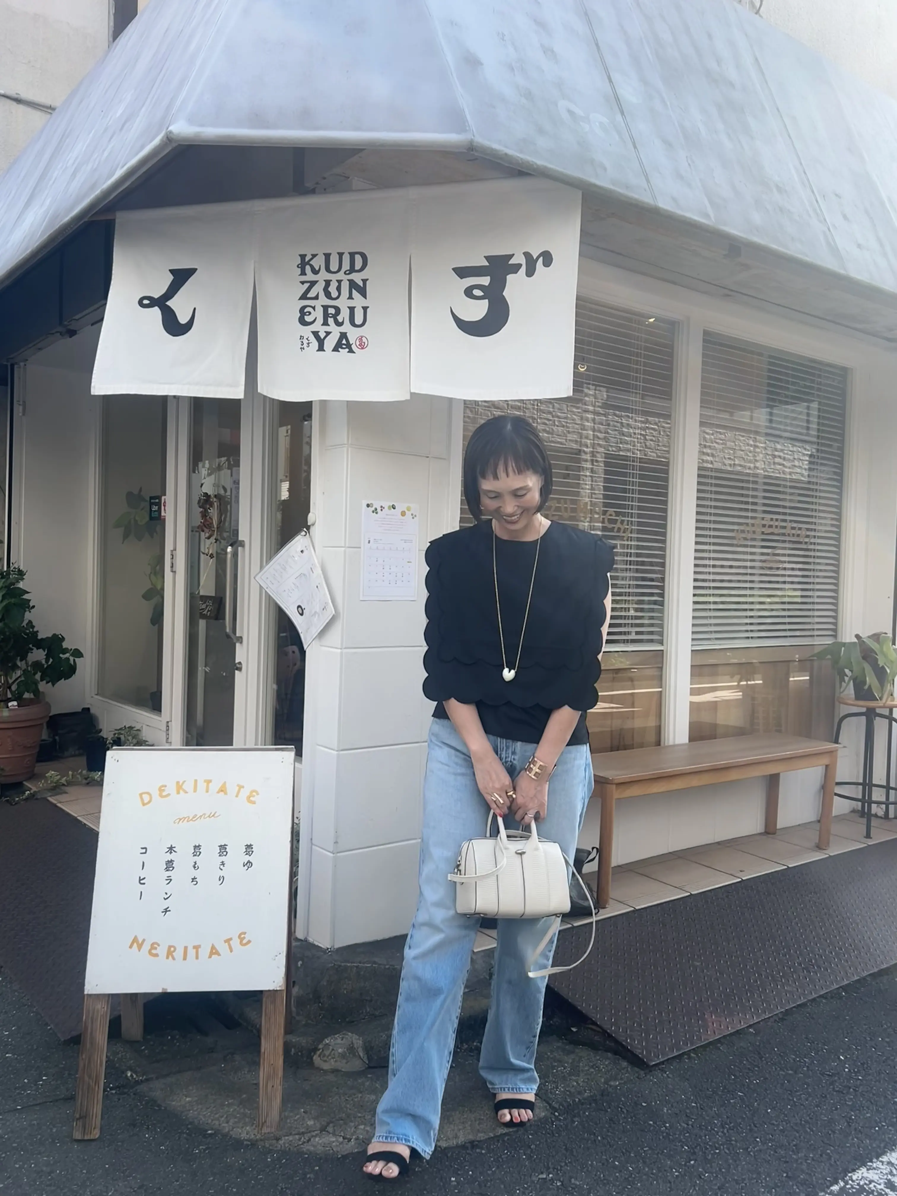 真夏の三者三様モノトーンコーデで世田谷散歩_1_12