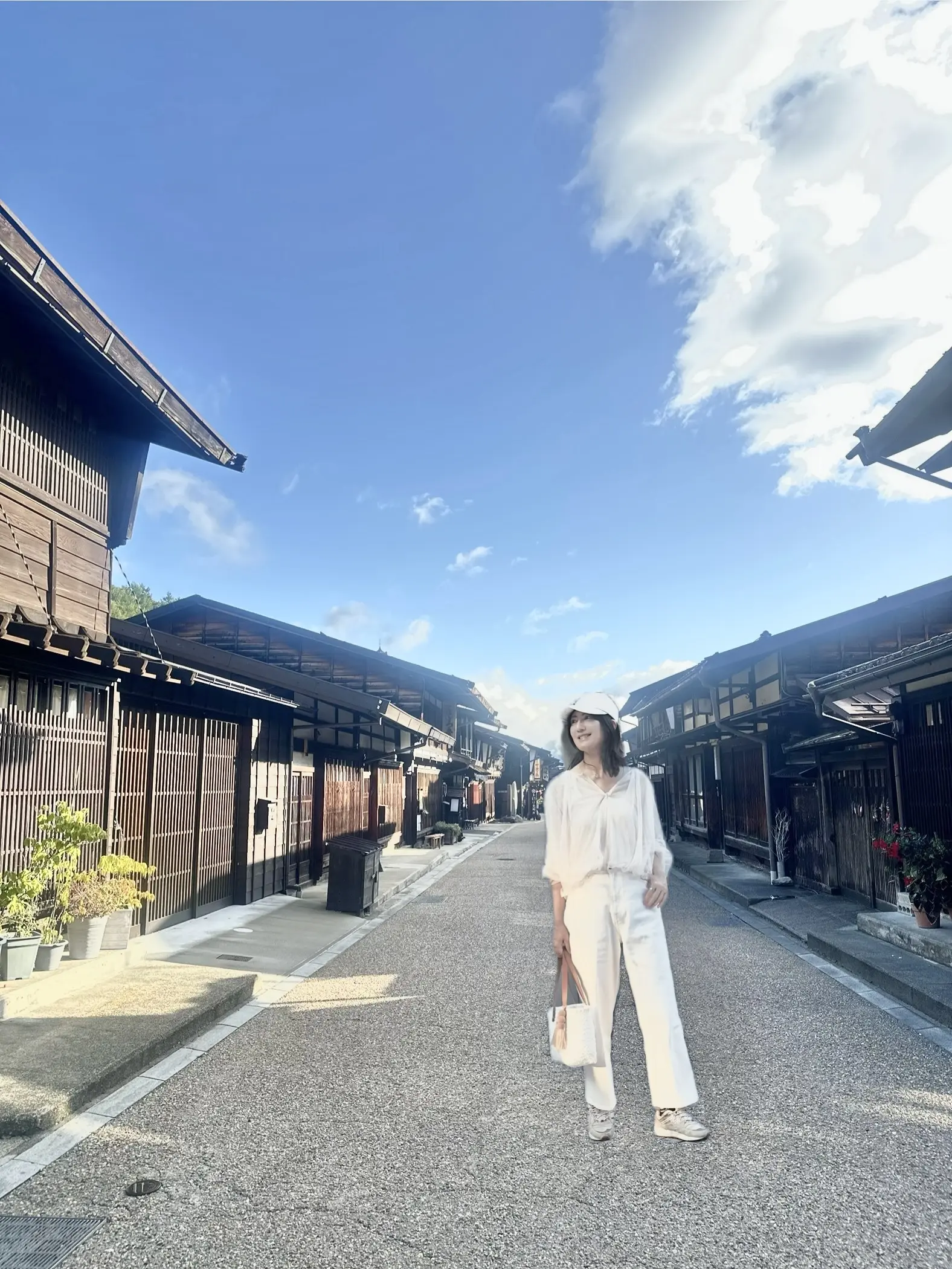 ホワイトコーデで、秋の塩尻市木曽平沢・奈良井宿へ_1_12