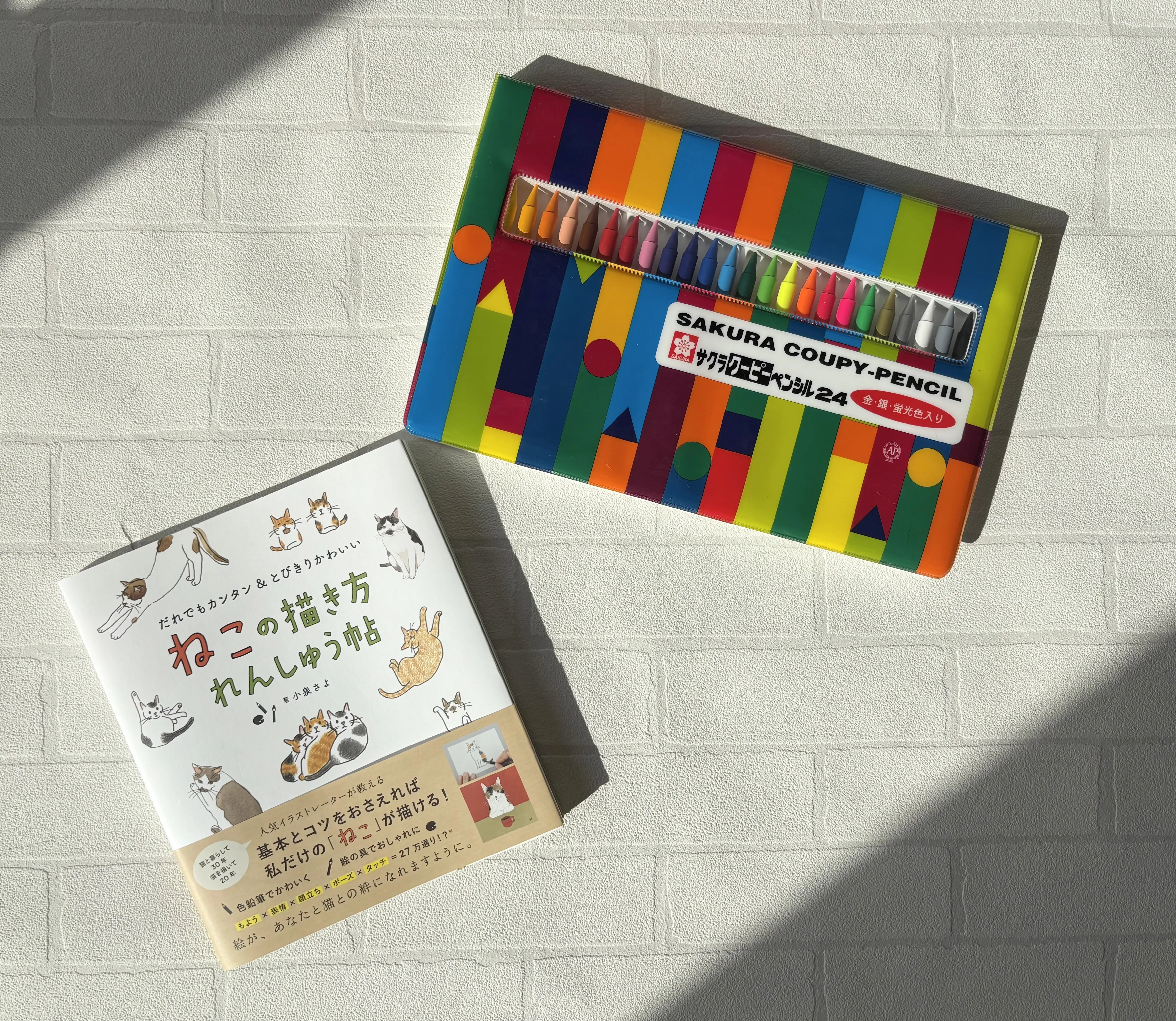 読書　【ねこの描き方 れんしゅう帖】