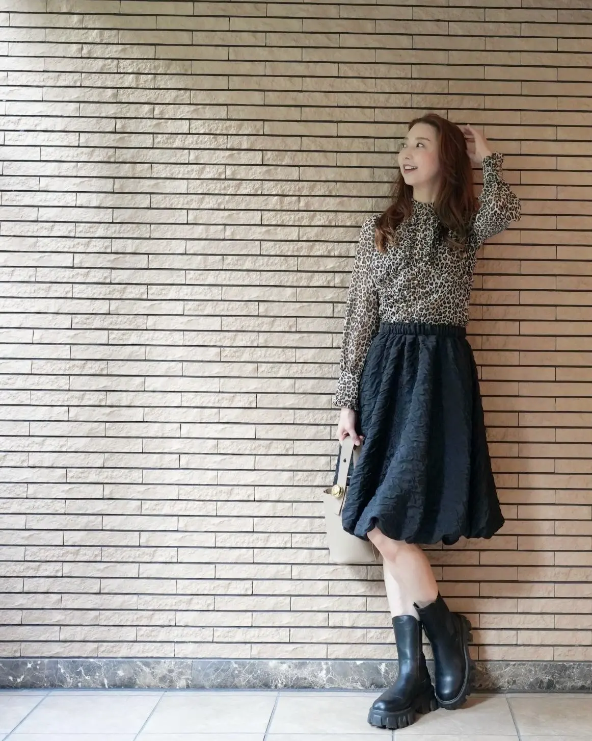 レオパードブラウス🤎🖤抜け感コーデ🍂_1_1