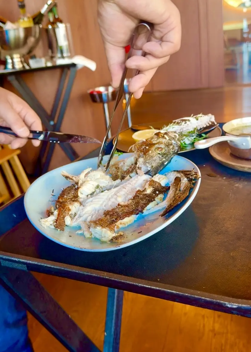 大人の「ピンク×キャメル」コーデ！華組メンバーと楽しむ横浜「Del Mar」ランチ_1_9-1