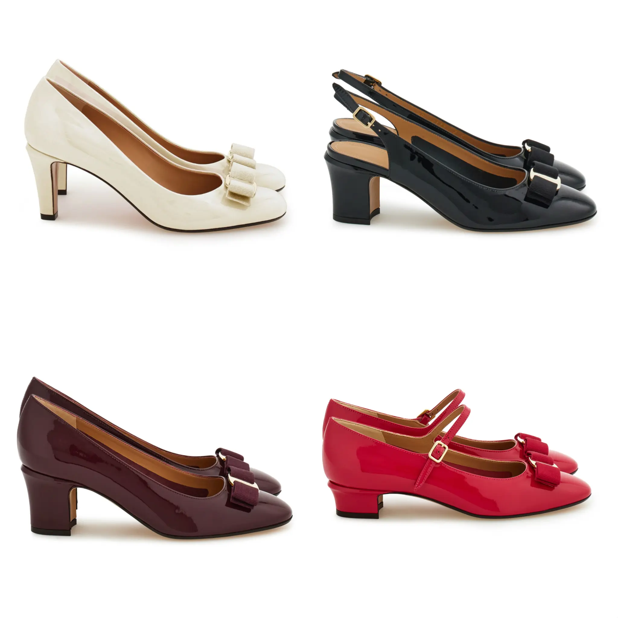 【新作&新品】フェラガモ　秋　パンプス eclat's pick up】秋の足元は上品にかわいらしく。フェラガモの人気