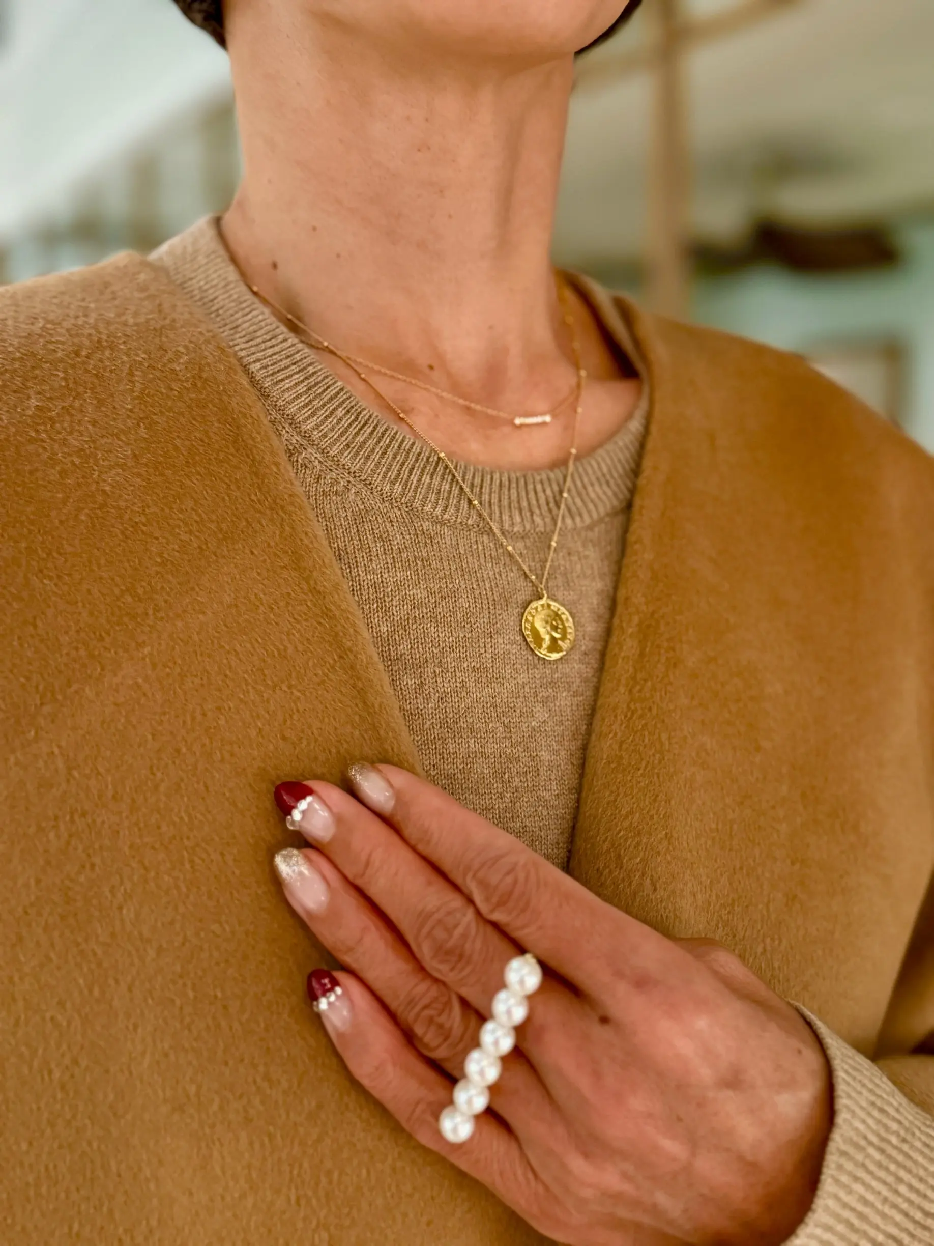 大人の「ピンク×キャメル」コーデ！華組メンバーと楽しむ横浜「Del Mar」ランチ_1_14-3