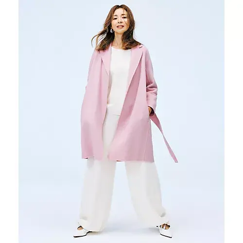 S Max Mara ARONA／ピュア ヴァージンウールコート ￥228,800