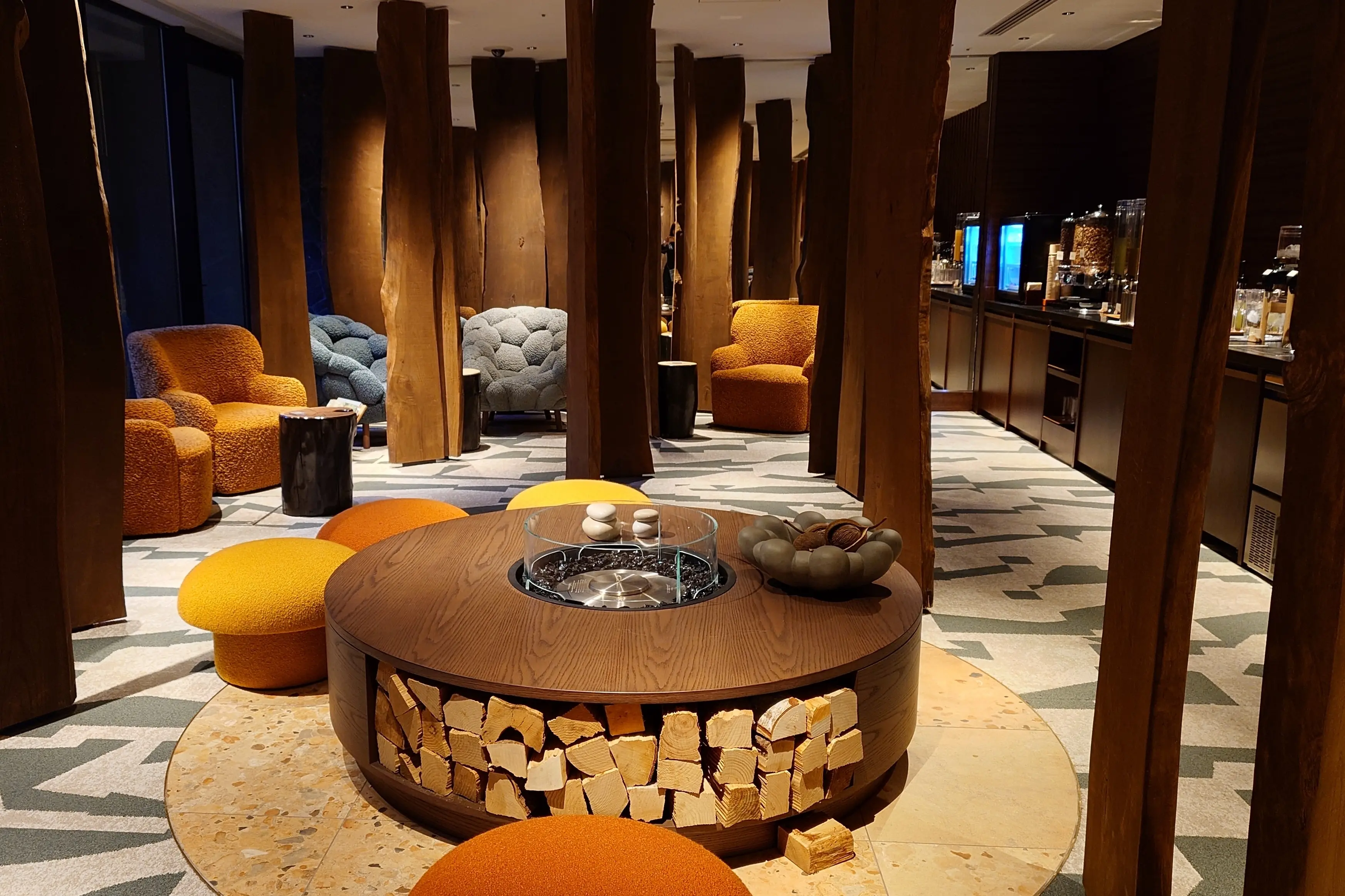 グランディスタイル旧軽井沢ホテル＆リゾートのラウンジ