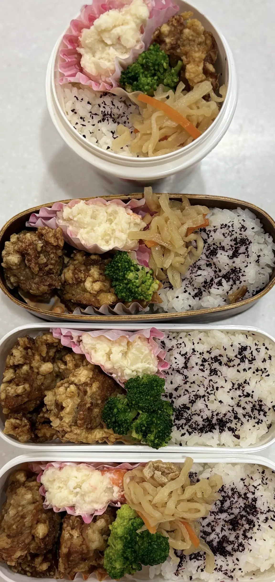 GUボーダー×ユニクロ感動パンツ＊毎日お弁当_1_4-2