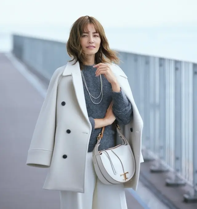 最高級白タグ✨️ MaxMara カシミヤ ファー 女優襟 ロングコート ...