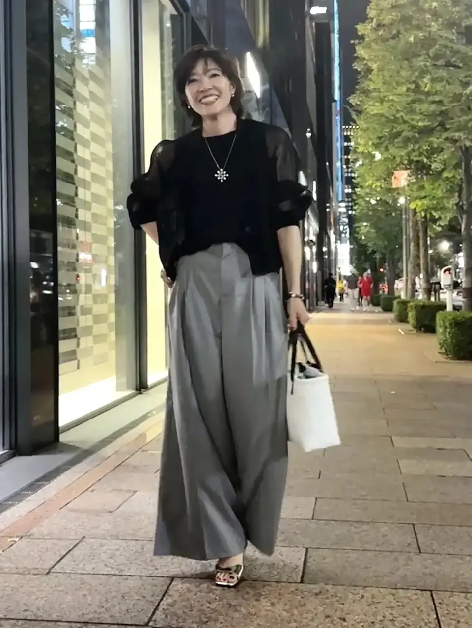 【50代「ユニクロ・GU」コーデ】過酷な夏を快適に！猛暑のおしゃれに役立つインナーやTシャツが大活躍_1_6
