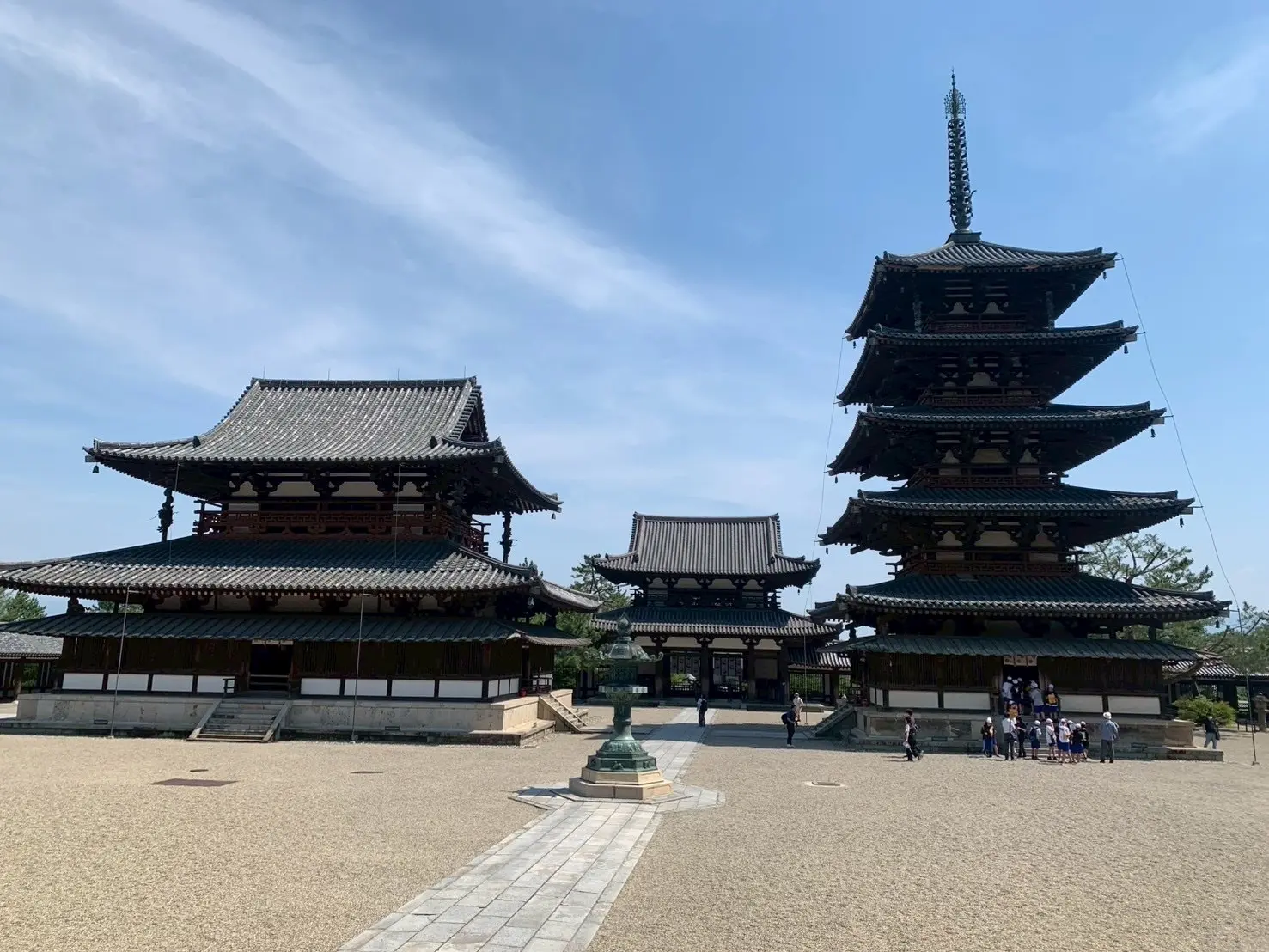 国宝の3建造物がそろい踏み