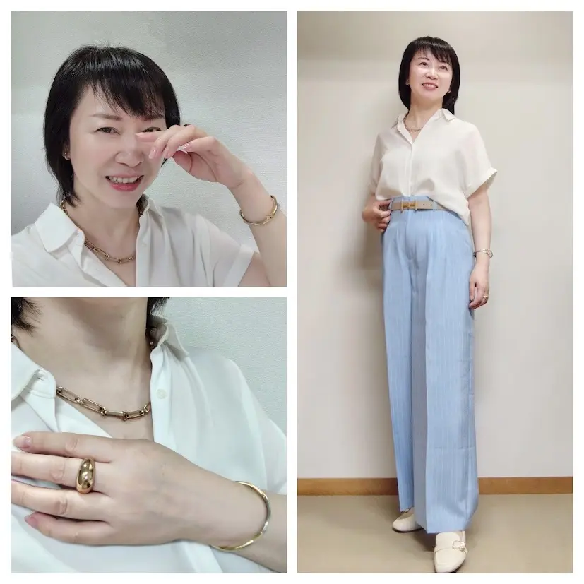 8月後半。アラフィフ秘書お仕事毎日服_1_4