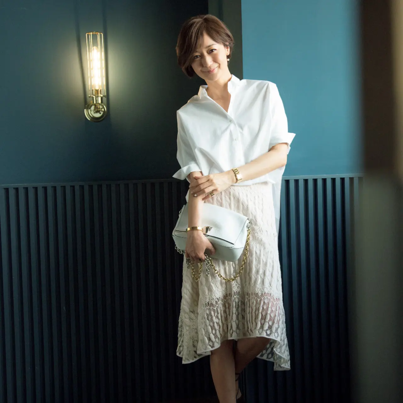 富岡佳子さん着用　ドゥズィエムクラス　リジェール　タイトスカート c32ecdd40a40e51dc1b8f0873bf1e6