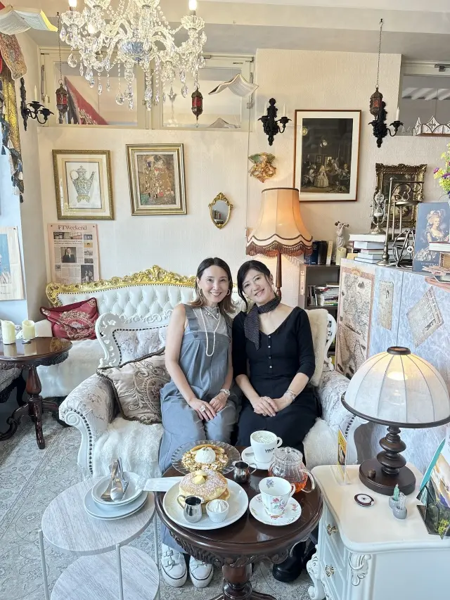 ロンハーマンのブラックワンピースと癒しの Tea time_1_1