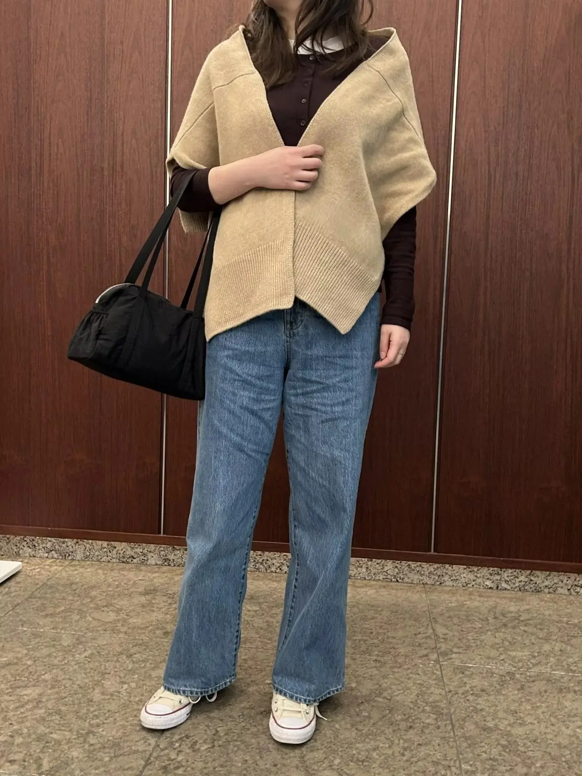 巻くだけでお洒落に変身♪都会的な抜け感を演出できる 「PROTAGONISTA・カーディガン風ストール」【50代ファッション】_1_12