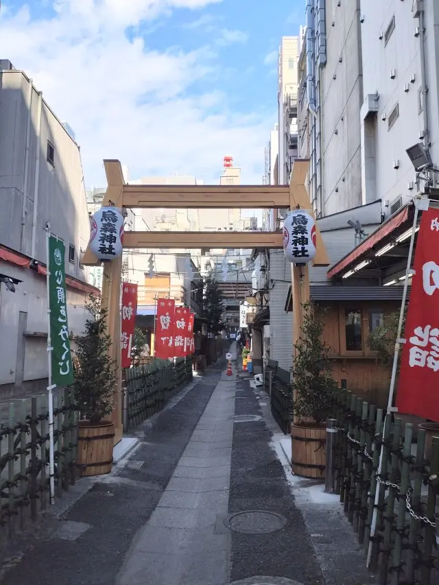 新橋　神社参り