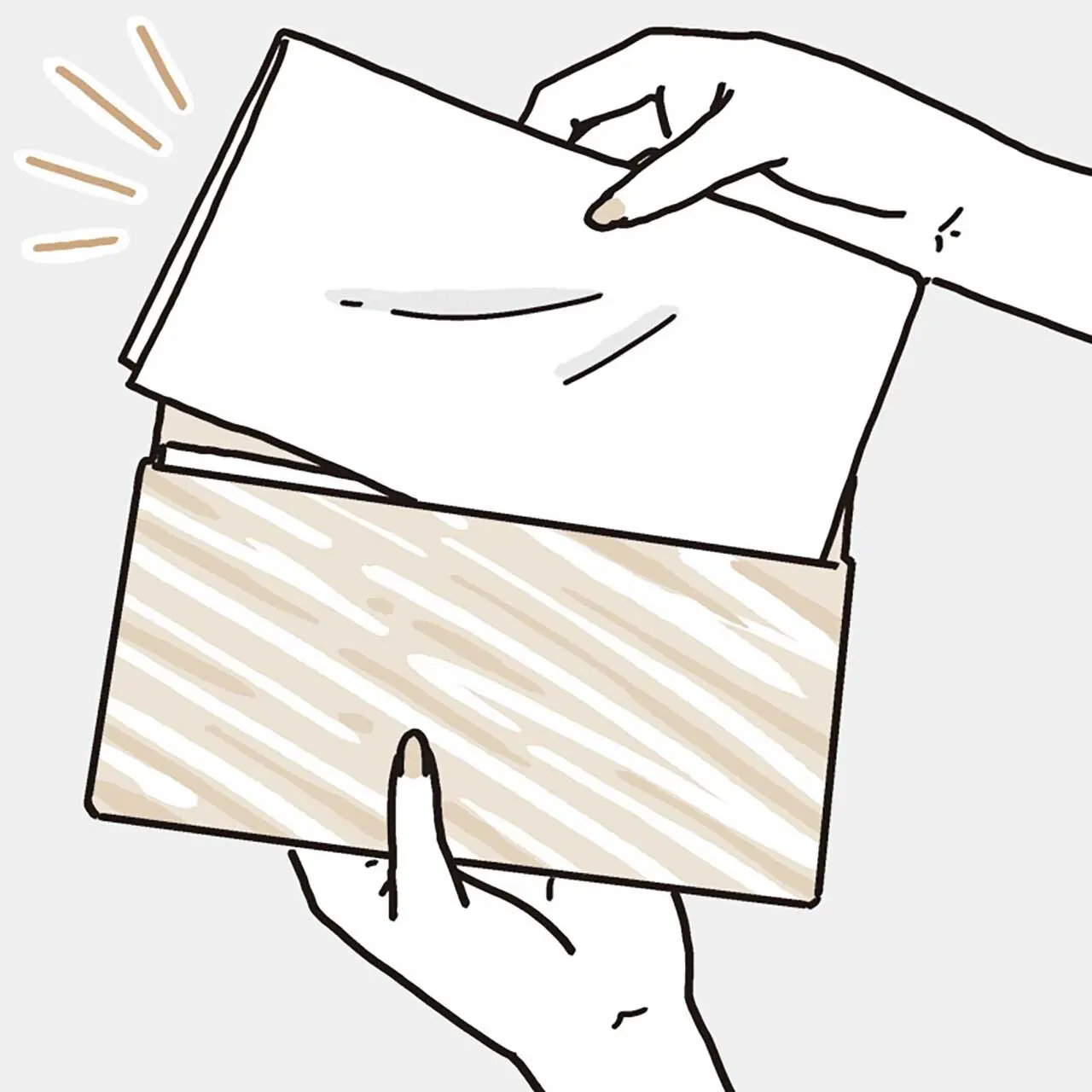 場を和ませる思いやりと機転を。懐紙は用意しておくと便利