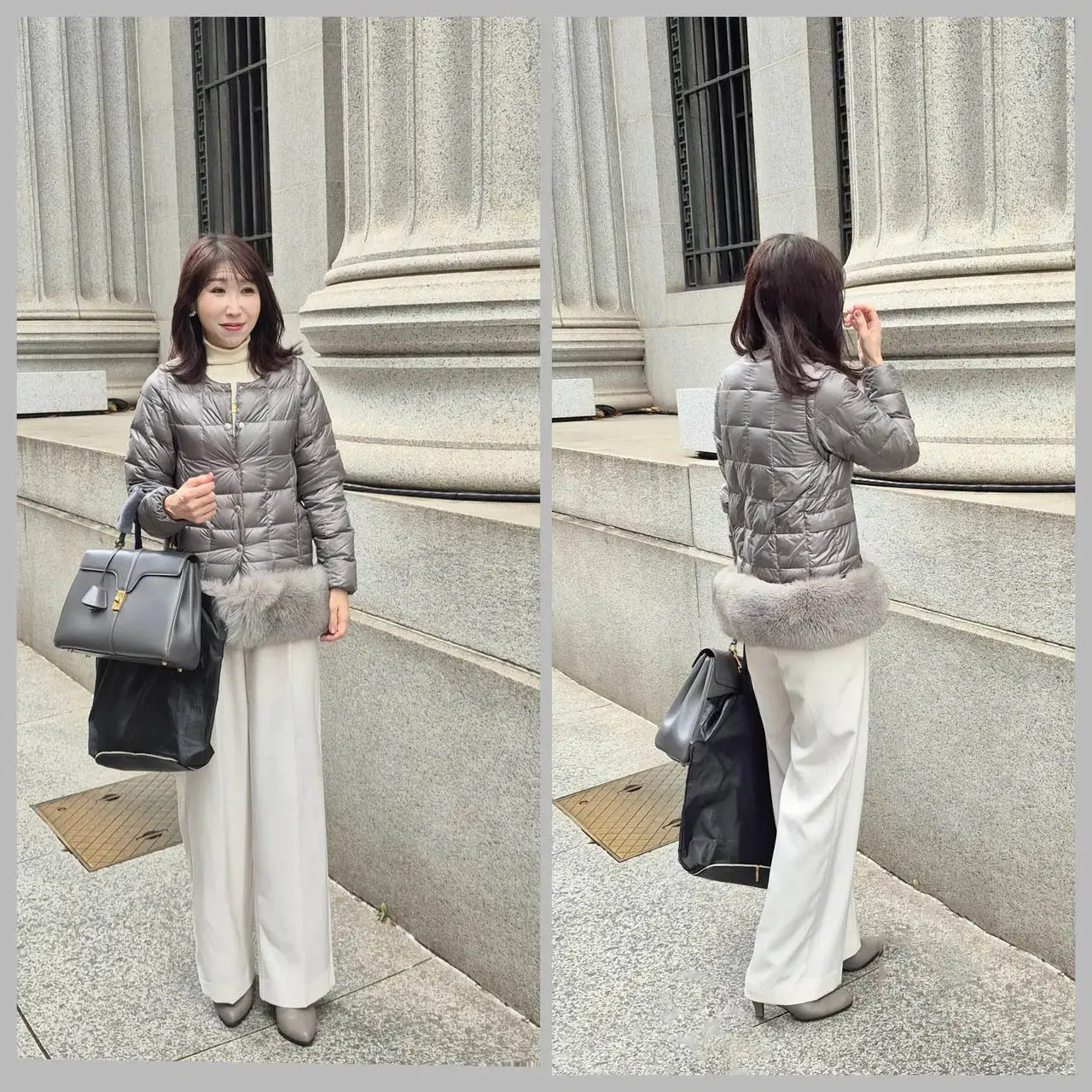  Jusmineさん　袖やファーの取り外し可能！着回し力抜群のダウン