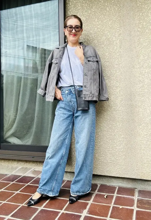 ZARA デニムパンツ、ユニクロ デニムジャケット