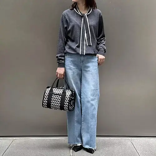 【50代秋コーデ】気温26度の服装。肌寒い季節の気温別コーデ25選_1_1