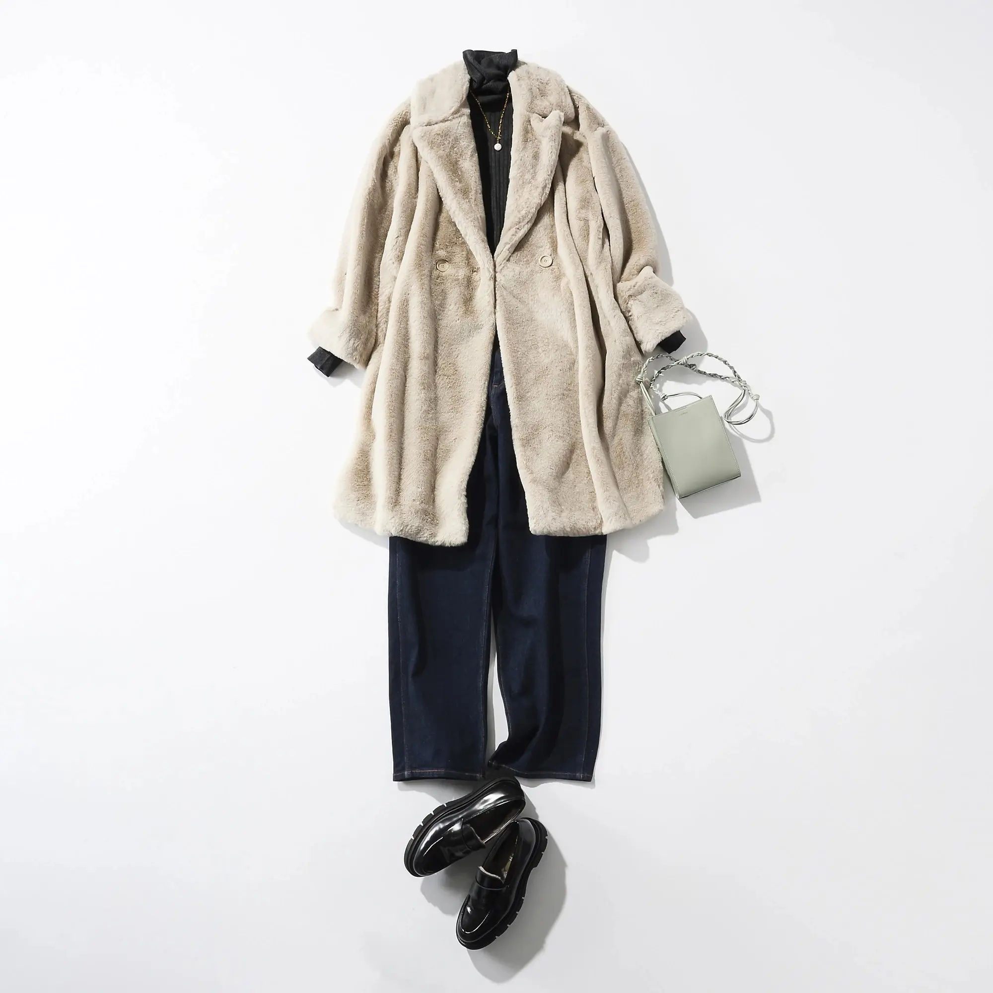 HERNO エコファーロングコート