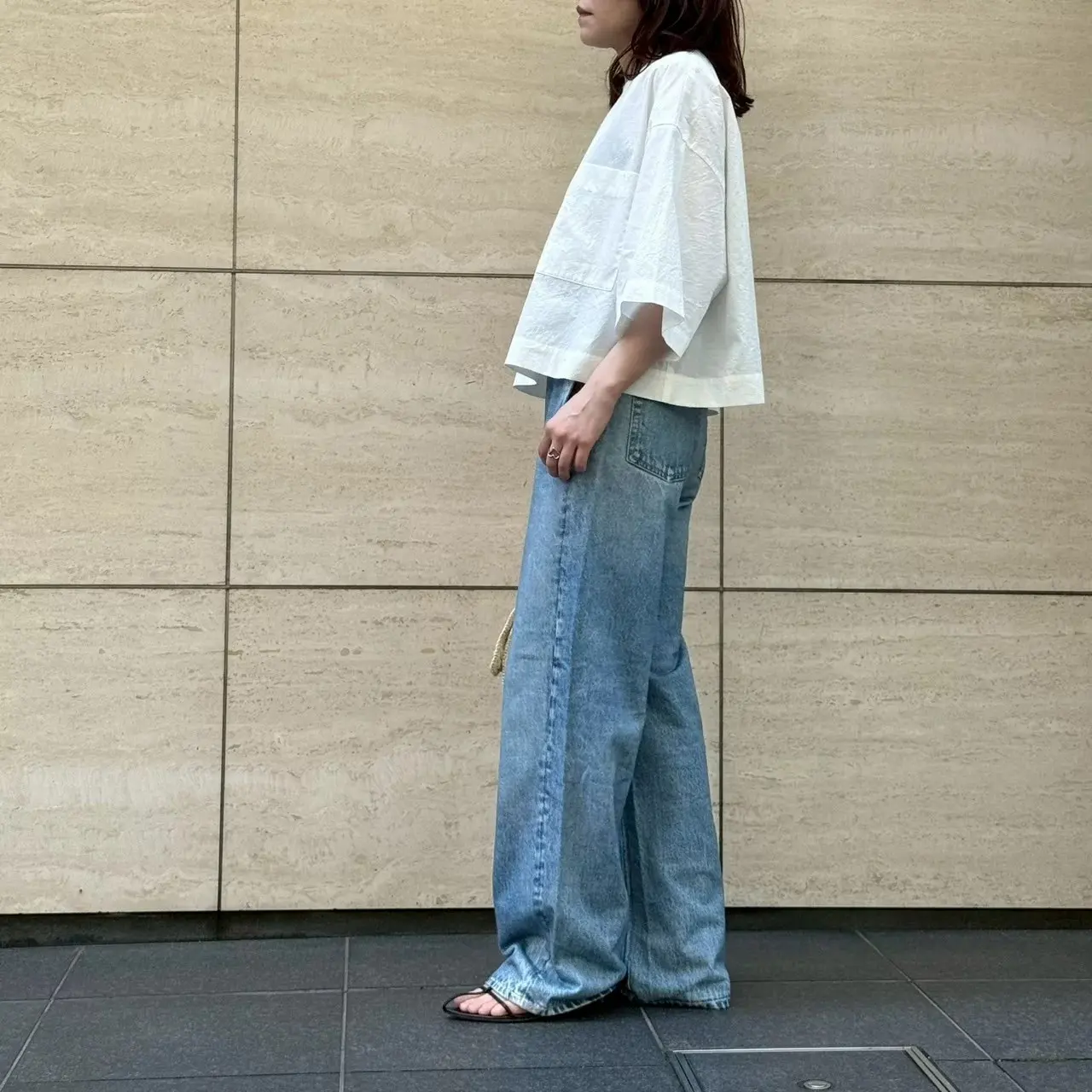 【50代 デニム】ラクなのに洒落ると大人気！〈ラグ アンド ボーン〉のデニムプリントパンツ徹底解説_1_2-2