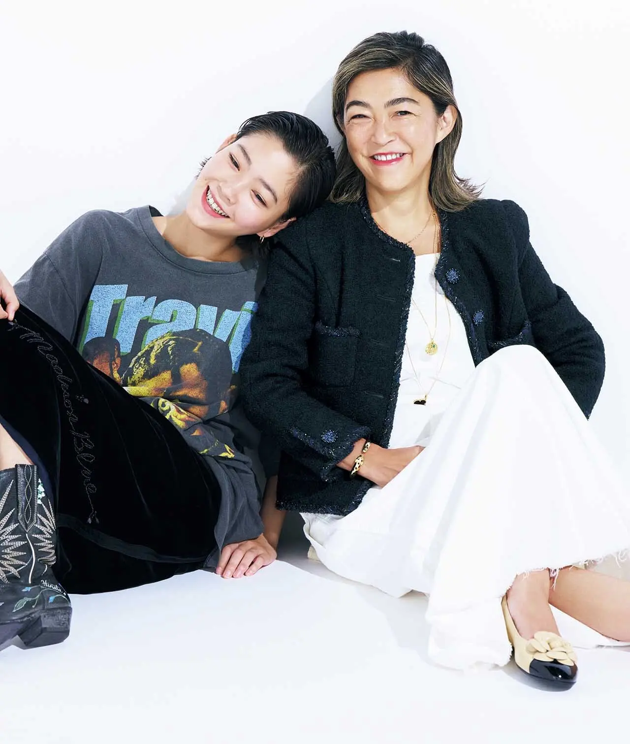 中山まりこさん （マディソンブルー デザイナー・ディレクター）から 娘・日向さん （マディソンブルー ディレクター アシスタント）へ