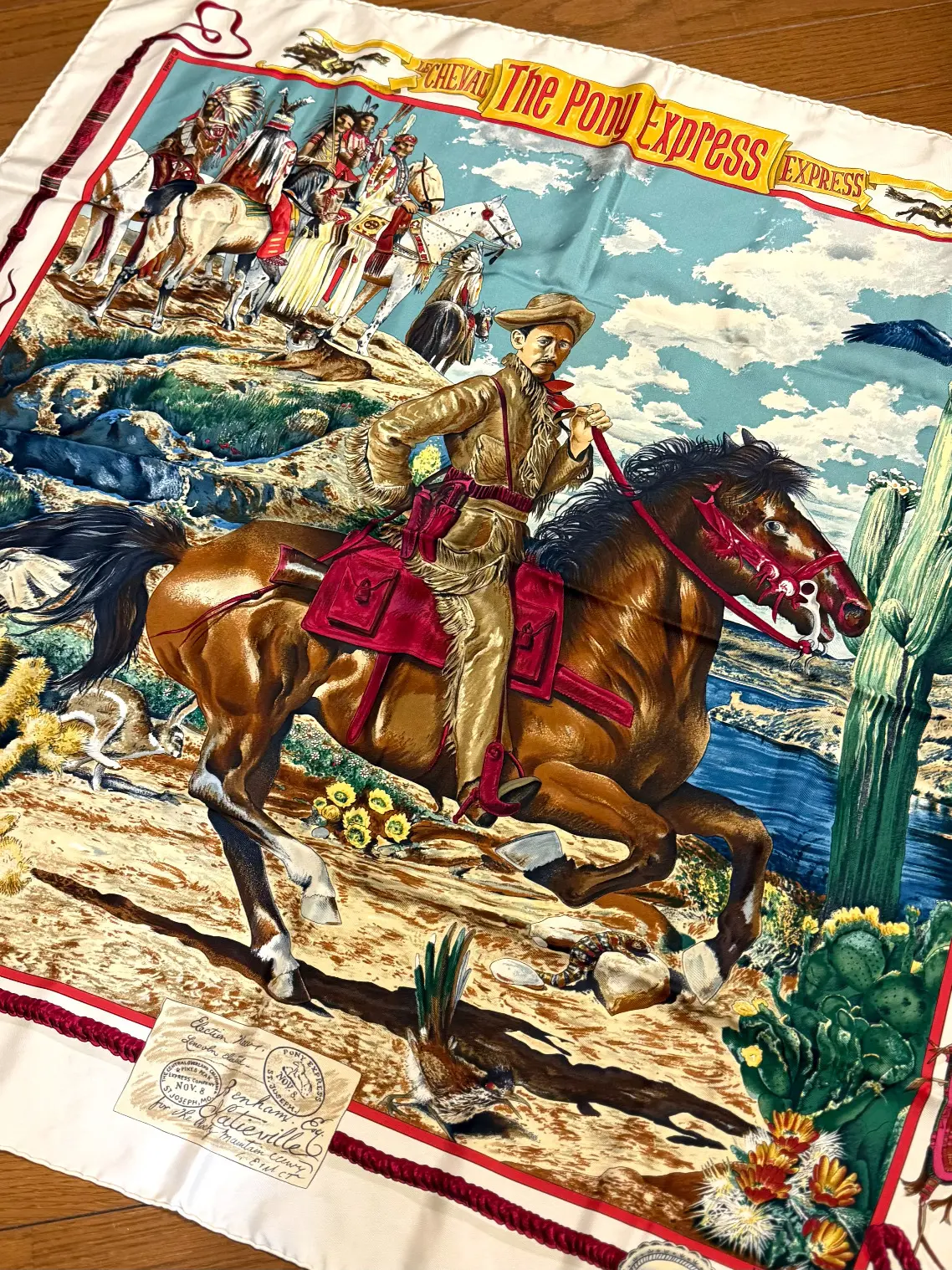 スカーフ　華組　マニプリ　