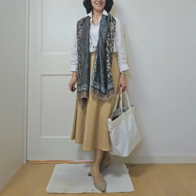 コーディネートで振り返る9月〜残暑は夏服+秋色で_1_22