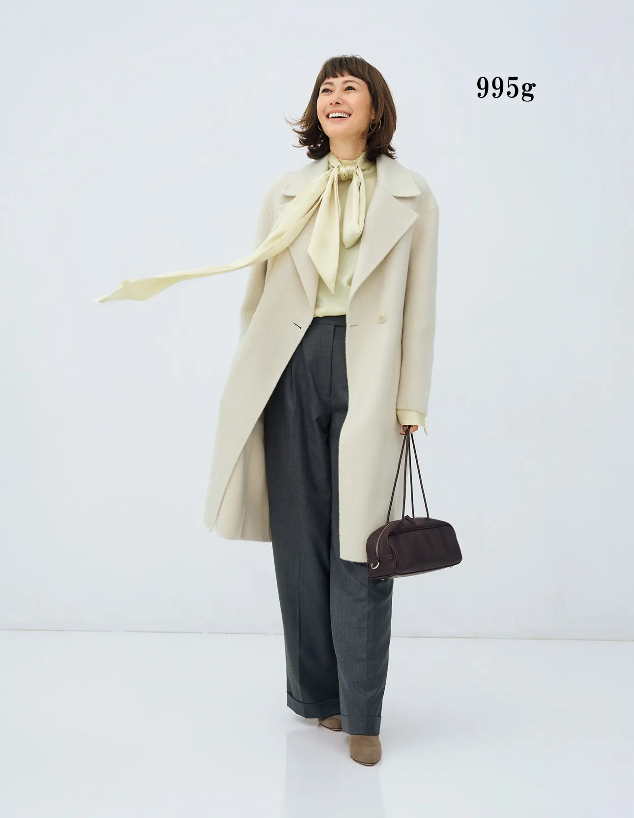 軽量ウールコート