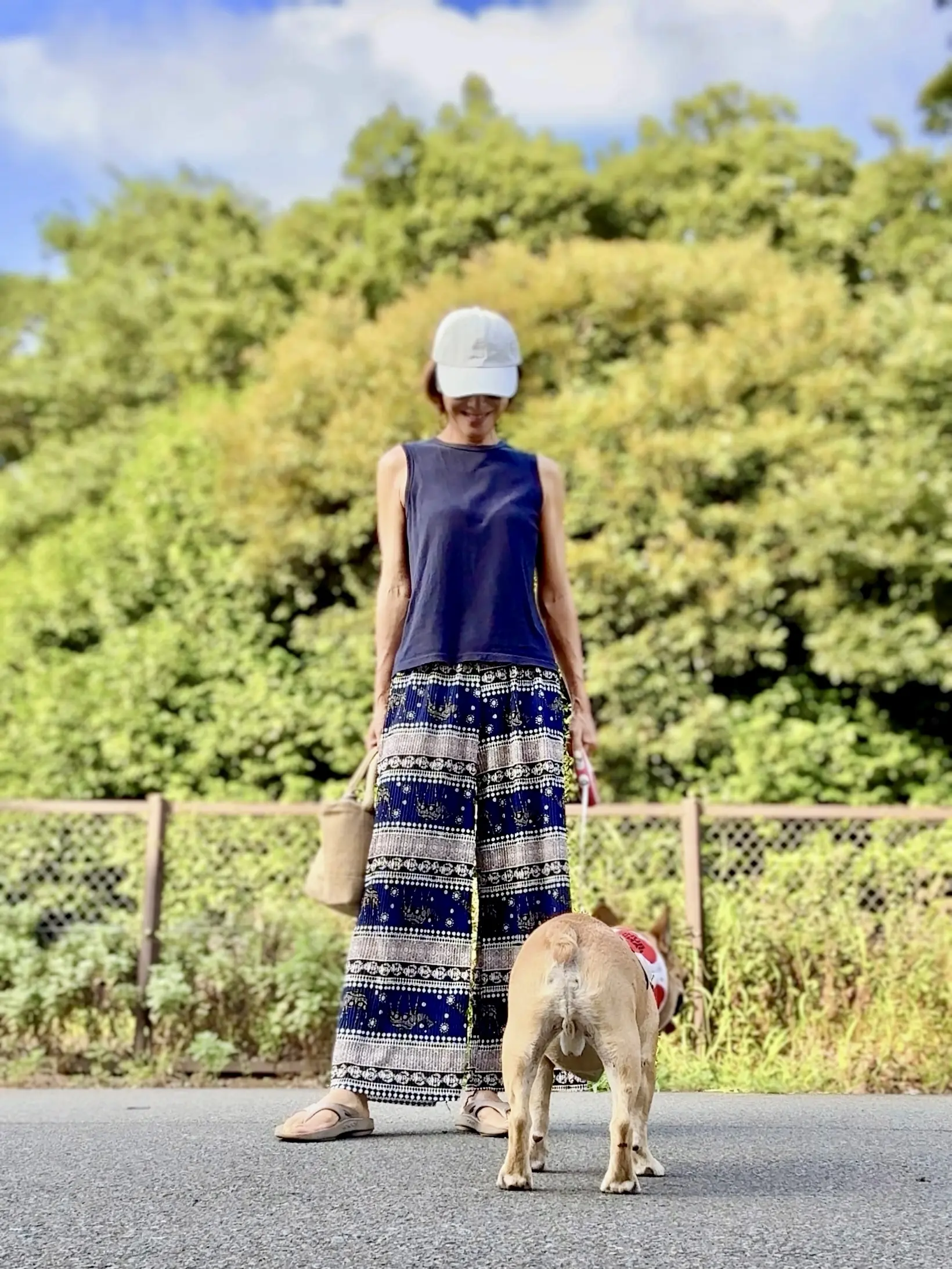 【ユニクロワンピ】でお散歩へ！愛犬と楽しむ楽ちんおしゃれコーデ！_1_11