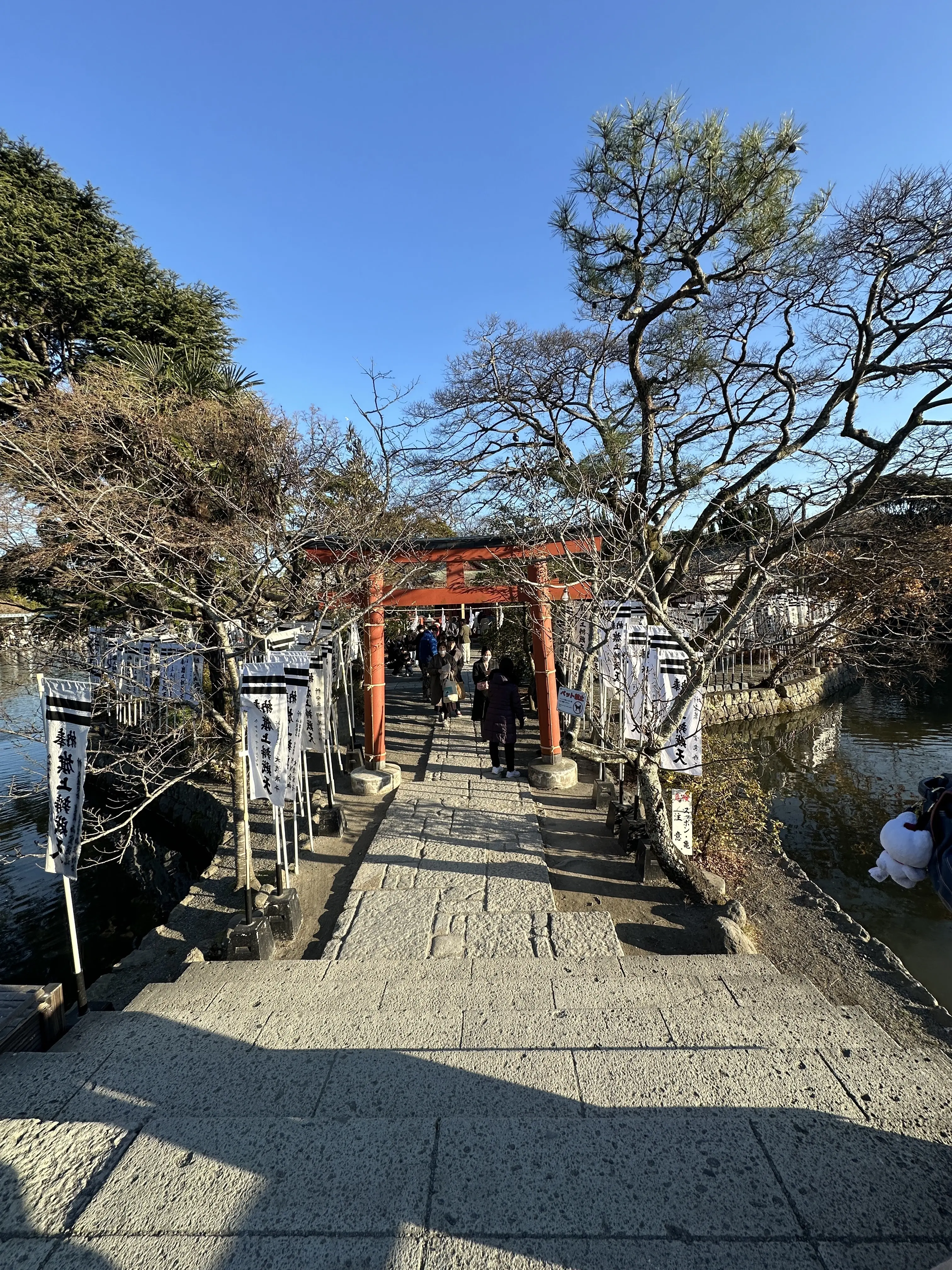 旗上弁財天社　鶴岡八幡宮　初詣　お正月　縁結び