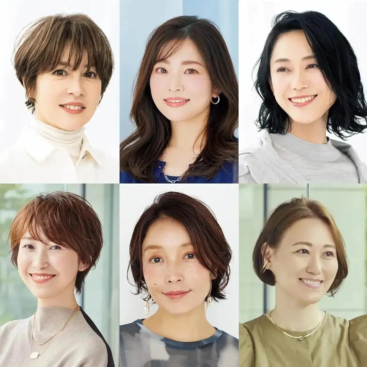 【40代・50代に人気の髪型カタログ】おばさんぽくなりたくない！若見えがかなうショート・ボブ・ミディアム・ロング別ヘアスタイル