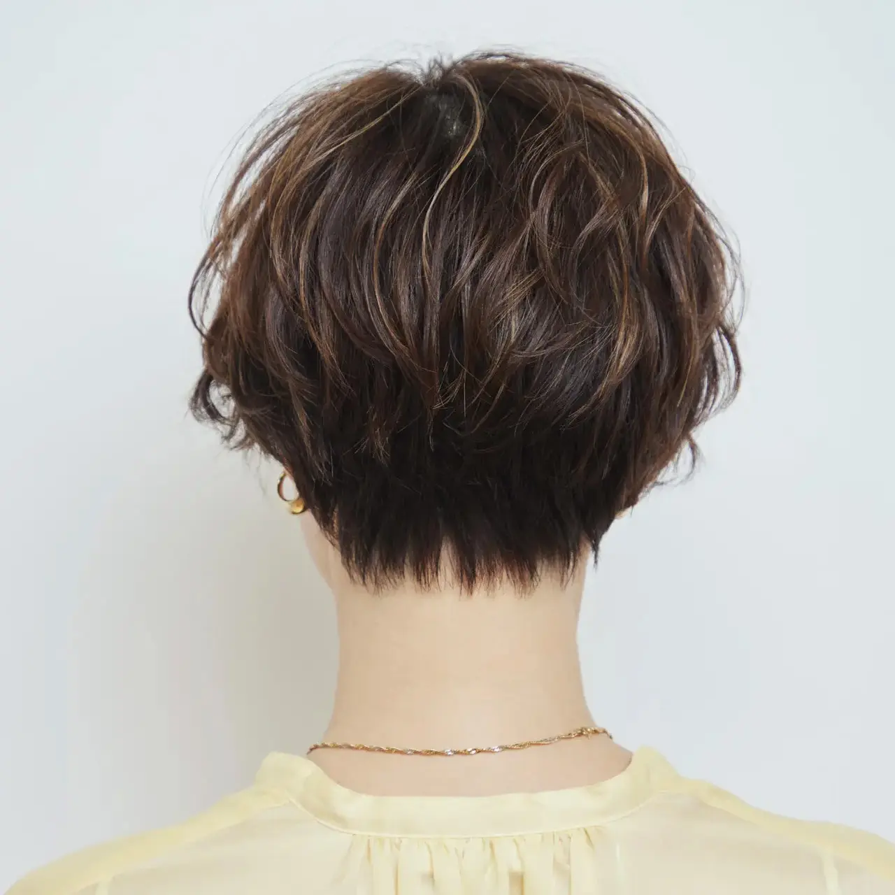 後から見たヘアスタイル